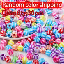 30pcs Mixed Color Acrylic Multi-Shape Large Hole Beads For Jewelry Making - Randomly Mix Colors - View 9