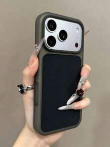 Matte Skin-Friendly Jelly Soft Phone Case Compatible With IPhone 17 Pro Max 17 Pro 17 16 15 14 13 Ultra-Thin Liquid Silicone Shockproof Protective Back Cover - Black - View 7