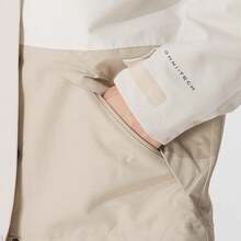 Columbia Jaket Softshell Wanita Terbaru untuk Aktivitas Luar Ruangan, Mendaki, Bernapas, Tahan Air, Tahan Angin, Hangat, dengan Tudung. - Krem/Cokelat - View 6