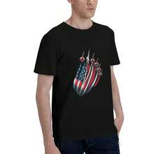 Patriotic USA Flag Fighter Jets Boys 4th Of July T Shirt - Shape - View 4