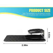 Carbon Fiber Car Floor Clips, Self-Adhesive Car Carpet Non-Slip Fastener, Multi-Purpose Auto Interior Floor Fixing SUVs, Trucks (8PCS) - A - View 2