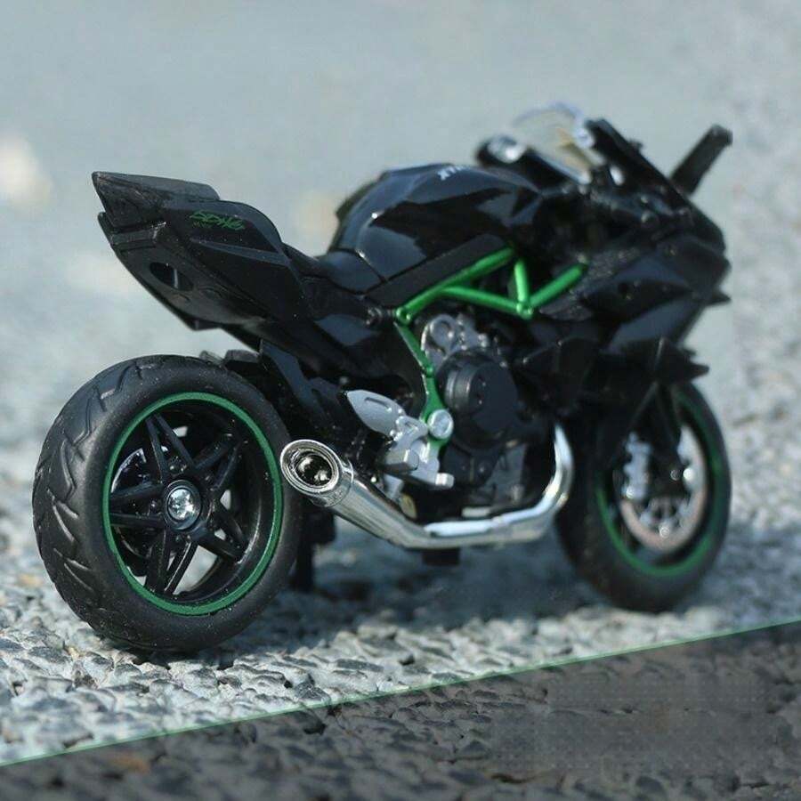 1/18 合金賽車摩托車模型 Panigale V4S，仿真壓鑄摩托車，男孩收藏裝飾禮物