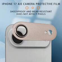 1 قطعة فيلم حماية عدسة معدني متوافق مع Apple 17 Pro Max/17 Air/17 Pro/17، تغطية كاملة مع تحديد الموقع، سهل التركيب، زجاج مقسى مضاد للخدش ومضاد للسقوط، وسادة حماية العدسة، متوفر باللون البرتقالي والفضي والأزرق وألوان أخرى، حماية كاملة للكاميرا، إكسسوارات الهاتف - متعدد الألوان - مشاهدة 11