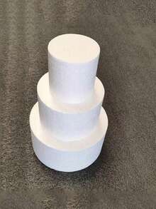 1pc Round White Foam Models For Decorating,Wedding Design,Dried Flower Decoration Arrangement,(Please Understand That There May Be Slight Errors In The Product) - Multicolor - View 2