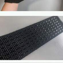 1 Pair R Anti-Slip Wear-Resistant Weightlifting Wrist Wraps, Wrap-Around Design Wrist Support Protection Sleeve, Suitable For Deadlift, Dumbbell, Barbell Strength Training Gym Fitness - Black - View 10