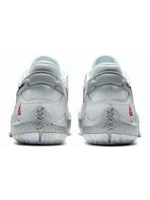 Nike Zoom Freak 2 EP Men's Basketball Shoes, White/Cement Grey Leather And Mesh Athletic Sneakers For Indoor Court Play - Default - View 5