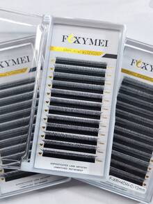 FOXYMEI 12Rows LU(M) W Shape YY/3D/4D/5D Eyelash Extension 7-15mm Individual Promade Fans Lashes 0.07mm Naturally Soft Handmade Woven Fan-Shaped Lash Faux Mink Volume Lashes Easy Fanning For Beginners Salon Quality - View 8