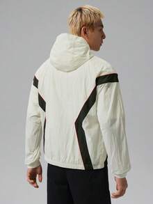 Jordan Men's AS LWT DRAFT JKT UV Woven Hooded Jacket IB7256-100 - Beige - View 3