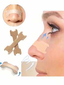 100/50/25/10/5PCS,Anti-Snoring Nose Strips; These Strips Fit The Nose Snugly And Feature Strong Adhesion, Effectively Alleviating Snoring. They Are Comfortable To Wear And Suitable For Use During Work, Exercise, Sleep, Or Travel. - Multicolor - View 4