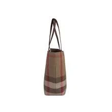 Burberry Check Patterned Lady's Shoulder Bag 80840471 - 樺木棕80840471 - 查看 3
