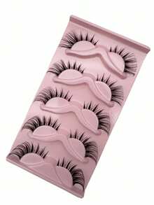 Natural Volume Cluster Lash Extensions Thin Band Individual Lashes Soft Lightweight DIY Eye Makeup Lashes - View 5