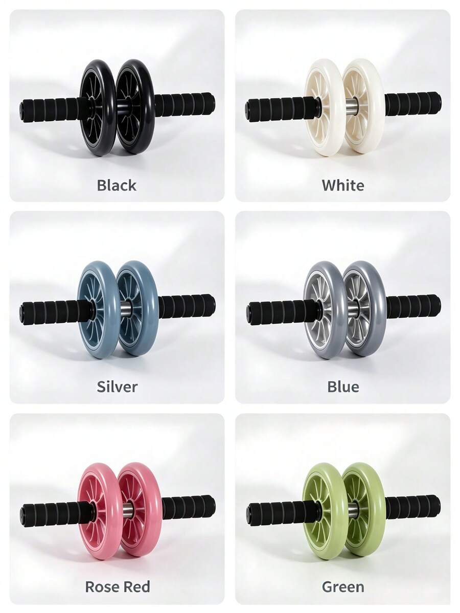 Rebound Abdominal Wheel, Dual-Wheel Ab Roller For Men & Women, Core Trainer For Waist & Belly Fat Loss, Suitable For Beginners, Home, Gym, Dorm & Apartment Use - A - View 1