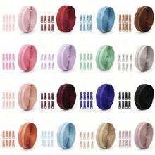 1 Set = 4 Zippers + 8 Plastic Zipper Pulls, 20 Colors Available, Zipper Set With Matching Color Plastic Zipper Pulls, Suitable For Clothing, Bags, Home Textiles And Other Sewing Tools - A - View 6