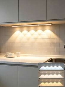 Rechargeable LED Cabinet Light With Motion Sensor - Wireless, USB Powered Night Light, Suitable For Various Room Types - 彩色 - 查看 7