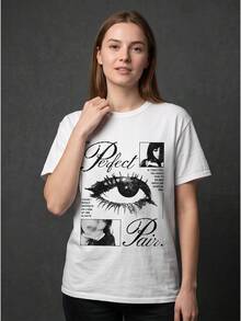 Women T-Shirts - 白色 - 查看 2