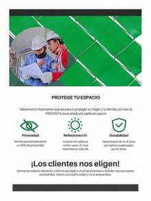 Cinta Rompe Vientos Pro-cinta Grupo Dearnes 10m2 Privacidad - Gris plata - Ver 9