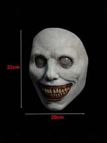 2 Buah Set Topeng Zombie Halloween - Desain Dua Sisi Badut Horor & Setan, Cocok untuk Cosplay/Pesta Rumah Hantu - MultiWarna - View 5