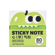 1盒可愛拉出式珍珠光澤透明學生便利貼，漸層撕拉式備忘錄貼紙 - A - 查看 5