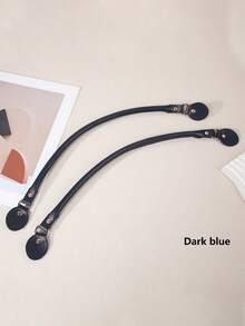2pcs Solid Color Hand Strap Shoulder Strap DIY Bag Handle Hand-Sewn Bag Strap,Handbag Strap - Multicolor - View 6