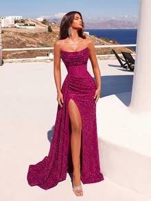 Vestidos de Boda - Rosa Roja - Ver 3