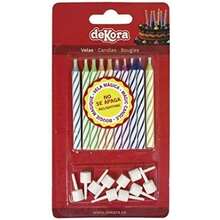 10 Magical Colorful Birthday Candles - 1PC - View 1