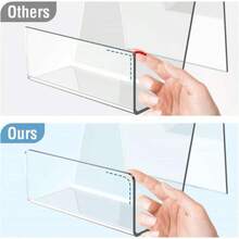4/8pcs Acrylic Bookshelf - Crystal Clear, Fashionable Modern Display Stand, Suitable For Books, Magazines, Menus, Photo Albums - Perfect For Home, Office Or Commercial Use - Multicolor - View 4