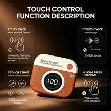 Vintage Camera Bluetooth Earphones 5.49 High-End Bluetooth Chip HD Microphone Touch Control Type-C Charging Port (USB Charging Cable Not Included) - one-size - View 8