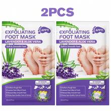 Masker Kaki 2pcs Lavender dan Aloe Vera, Masker Kaki Eksfoliasi, Pengangkatan Sel Kulit Mati, Melembapkan dan Menutrisi untuk Kaki Kasar dan Kering dengan Asam Laktat, Urea dan Asam Malat - 2 buah - View 10