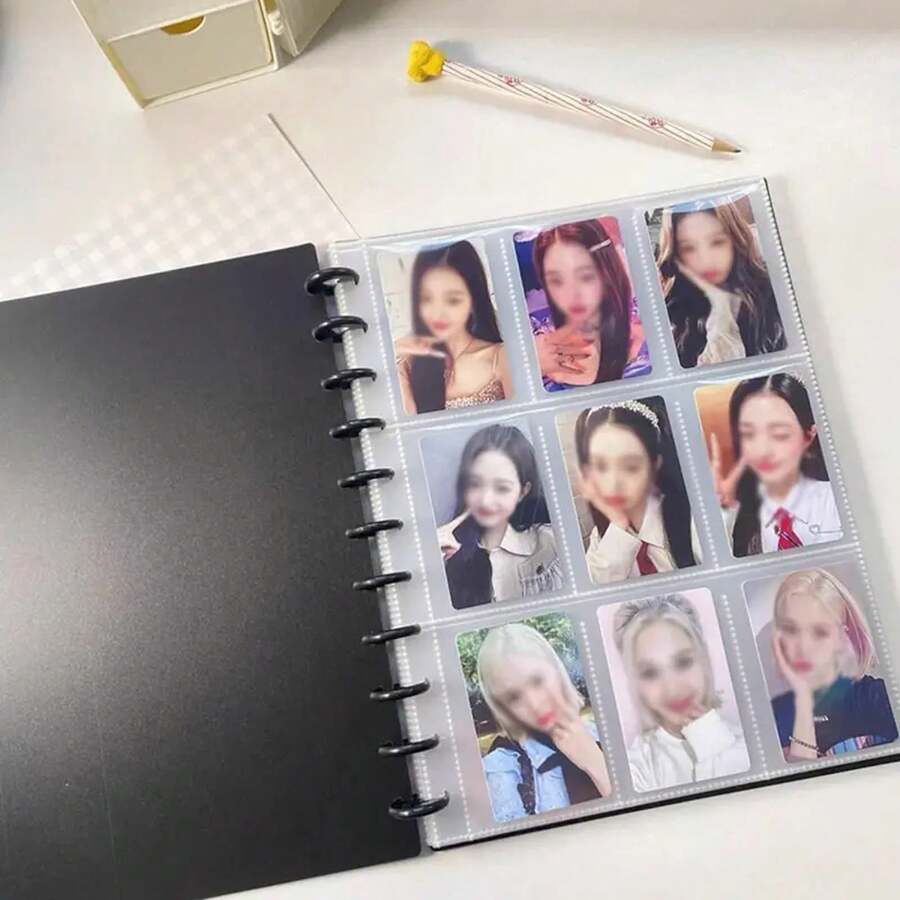 Three-Ring Binder Photo Albums - Black - View 1