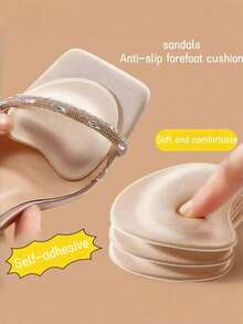 High Heel Toe Caps, Thick Soft Front Foot Pads, Adjustable Size Pain Relief Insoles, Comfortable Foot Protection Pads, Suitable For Daily High Heel Wear, Back To School Supplies, Wedding Decor, Travel Essentials, Home Accessories - Upgraded Version - View 8