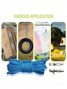 2pcs Rope Tightening Tool & Tensioner: Retractable Rope With Alloy Buckle For Outdoor Enthusiasts - Perfect For Camping Tent Building, Tarp Tie Downs, Hammock Installation & Outdoor Gear Securing - A - View 9