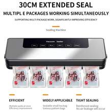 Automatic Vacuum Sealer Machine With External Vacuum Tube, 30cm Sealing Width Dry & Wet Food Modes, One Touch Operation Detachable Design For Kitchen Food Storage Preservation, Household Food Saver, Practical Housewarming Gift For Home Cooks - Silver - View 8