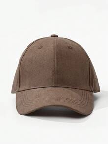 Fashion Solid Color Suede Baseball Cap Unisex Retro Hip-Hop Style Back Snapback Adjustable Sun Hat - Multicolor - View 15
