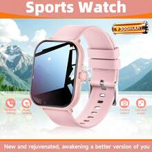 1pc Unisex HD Touchscreen Comfortable Silicone Strap Fitness Tracker, Message Notification, Calorie & Distance Tracking, Music Control, Remote Camera, Compatible With Smartphones, Sporty Smartwatch For Father's Day And Daily Wear - Multicolor - View 28