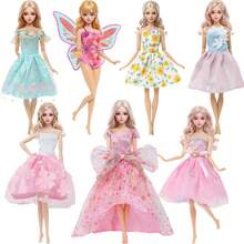 7-Piece Comfortable & Fashionable Mix & Match Doll Outfit Set, Suitable For 11.5 Inch Dolls, Ideal For Daily Play, Christmas/Birthday And Other Holiday Gifts (Doll Not Included) - Pink - View 1