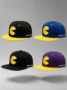 1pc Adjustable Cartoon Embroidered Hip Hop Baseball Cap, Same Style For Men And Women, Suitable For Mountaineering, Travel, Party, Holiday Gifts - Multicolor - View 9