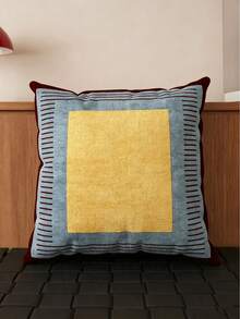 1pc/2pcs Bauhaus Striped Color-Block Dopamine Back Pillow, Removable Washable Fabric Cover Sofa Lumbar Cushion, Modern All-Season Support Pillow, Suitable For Teacher Office Nap, Living Room Sofa Decor, Adult Men And Women Indoor Daily Rest - Multiple Styles - View 13