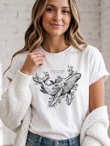 Women T-Shirts - 白色 - 查看 2