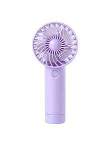 AOYI 1pc 500mAh Rechargeable Portable Handheld Mini Fan With 3 Speed Adjustments, Comes With USB Charging Cable And Lanyard - Multicolor - View 13
