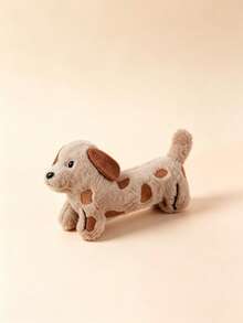 Cute Dachshund Shaped Plush Cat Toy With Built-In Crinkle Paper For Interactive Play - Multicolor - View 10