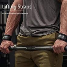 1 Pair R Anti-Slip Wear-Resistant Weightlifting Wrist Wraps, Wrap-Around Design Wrist Support Protection Sleeve, Suitable For Deadlift, Dumbbell, Barbell Strength Training Gym Fitness - Black - View 2