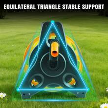 15M 25M 30M Portable Lightweight Garden Hose Reel With Foldable Handle, Stable Triangle Support, Multi-Functional Water Gun Slot For Car Washing, Watering, Yard Rinsing And Pet Play - Garden Hose Reel - View 8