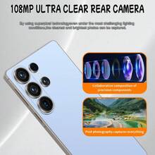 S26 Ultra: A Smart Phone With A Large Display, Fast Charging Capability, Type-C Port For Charging As Well As For Headphones; It Allows For Continuous Use Throughout The Day Without The Need For Frequent Charging. - Rose Gold - View 9