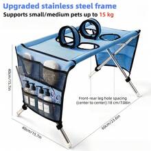 ENSSU [Best Seller] Cat & Dog Universal Grooming Table, Home Foldable Cat Trimming & Styling Pet Grooming Table With Fixed Support, Detachable Pet Care Bed & Puppy Hammock - one-size - View 6