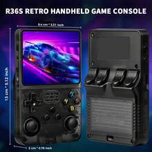 R36S 復古遊戲機－6色可選，IPS 全視角高畫質螢幕，ABS 材質耐用結構，3500mAh 可充電電池長效續航，最新 AKS 作業系統掌上遊戲機 - 查看 3