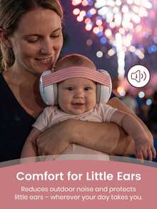 Baby Ear Protection For Babies Toddlers Elastic Noise Reduction Earmuffs Baby Headphones Against Hearing Damage Improves Sleep - Multicolor - View 6