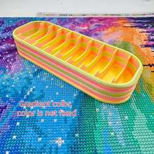 10-Grid Diamond Painting Beads Storage Box, Color-Coded Sorting Organizer, Handmade Storage Container, Suitable For Enthusiasts, Diamond Painting Supplies And Beads Storage - A - View 12