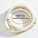 Diamond-shaped Beige Latte Art - Inner Diameter 65mm, Weight 53g