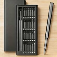 25-In-1 Mini Screwdriver Suitable For Electronics, Smartphones, Computers, Watches & Jewelry Repair - Precision Tiny Screw With Compact Metal Repair Kit, For DIY Tech Repairs & Small Device Maintenance (No To Sensitive Components) - A - View 3