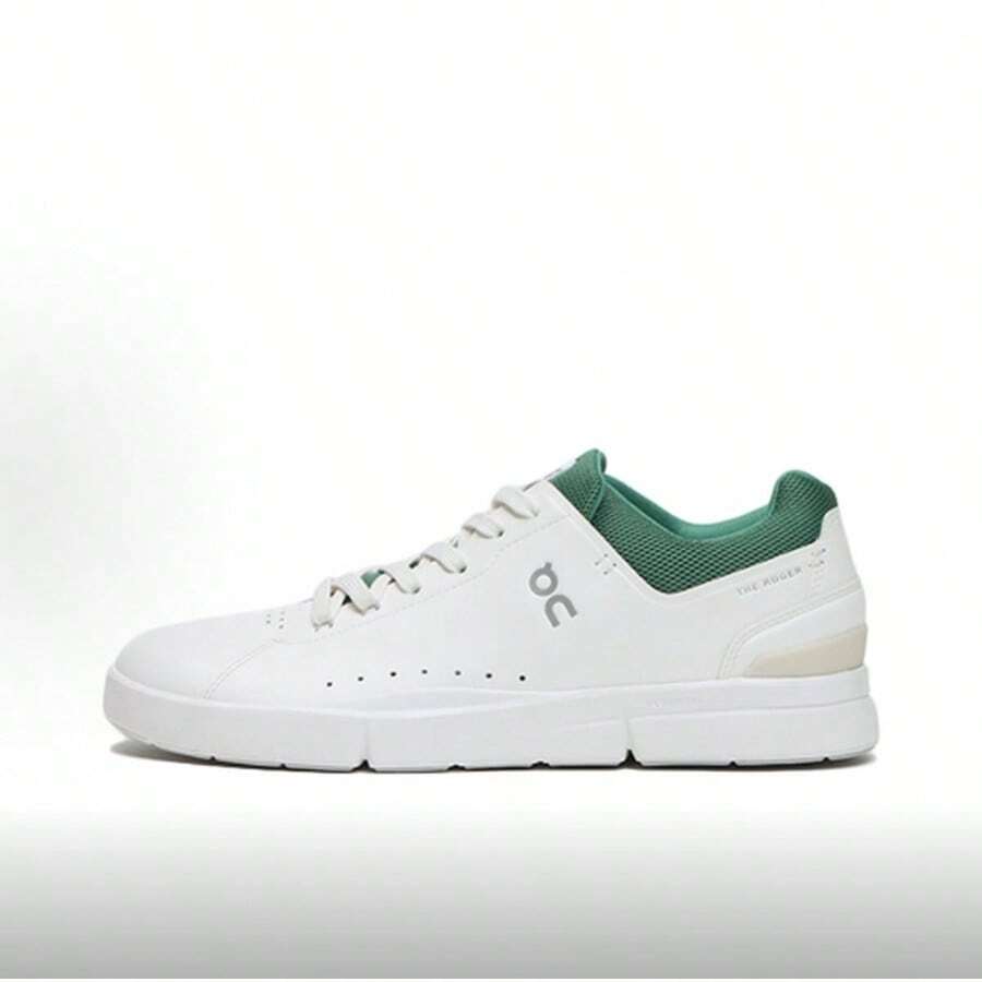 On Running Women Running Shoes - 白色/綠色 - 查看 1